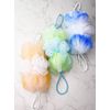Loofah Sponge Luffas Shower Puff Pouf Ball Exfoliating Body Back Scrubber for Men&Women(3-Pack)
