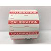 100 Labels Red Calibration Inspection Quality Control Stickers