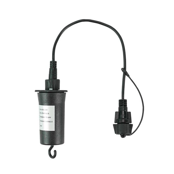 Festive Lights - ConnectGo AA Battery Box with 4 Functions & Timer - Black Cable