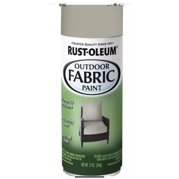 (PACK OF 3) Rust-Oleum Specialty Outdoor Fabric Spray Paint, Medium Gray, 12 Oz.