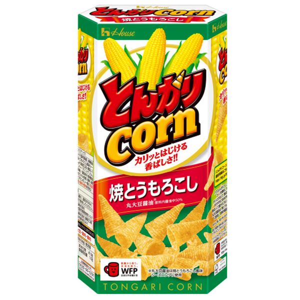 House Foods Pungent Corn Baked Corn Box, 2.4 oz (68 g) x 10 Packs