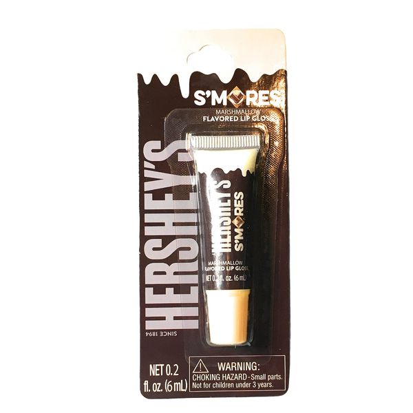 (1) .2 oz Squeezy Tube Marshmallow S’mores Flavored Lip Gloss