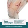 Homedics Modulair Compression Knee Wrap Massager – Overlapped Compression Therapy with 4 Programs, Adjustable Intensity, Heat Settings, and Compatible with Universal Controller (Sold Separately)