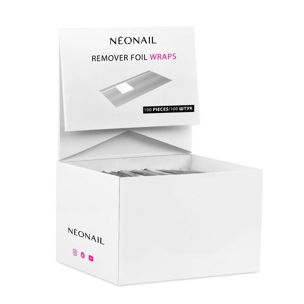 NEONAIL Nail Foil Wraps - Pack of 100