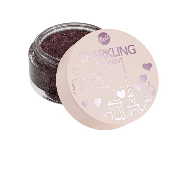 Bell "Love in the City" Sparkling Pigment Loose Eyeshadow - Burgundy-Copper