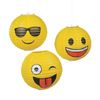Fun Express Emoji Hanging Party Lanterns - 3 Pieces