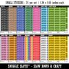 3rd Third Payment Request Sticker Pack - Matte Finish - Small 1.50" Size - Light Blue