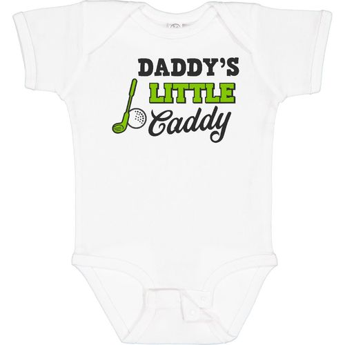 inktastic Daddy's Little Caddy with Golf Club and Ball Baby Bodysuit 18 Months 0020 White 2c58e