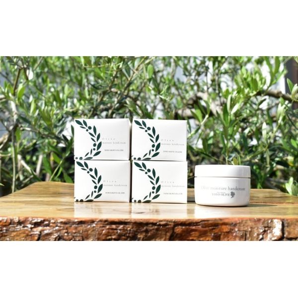 [Hometown Tax] Trea Moist Olive Hand Cream Set of 4 [Beauty Goods/Skincare/Beauty]