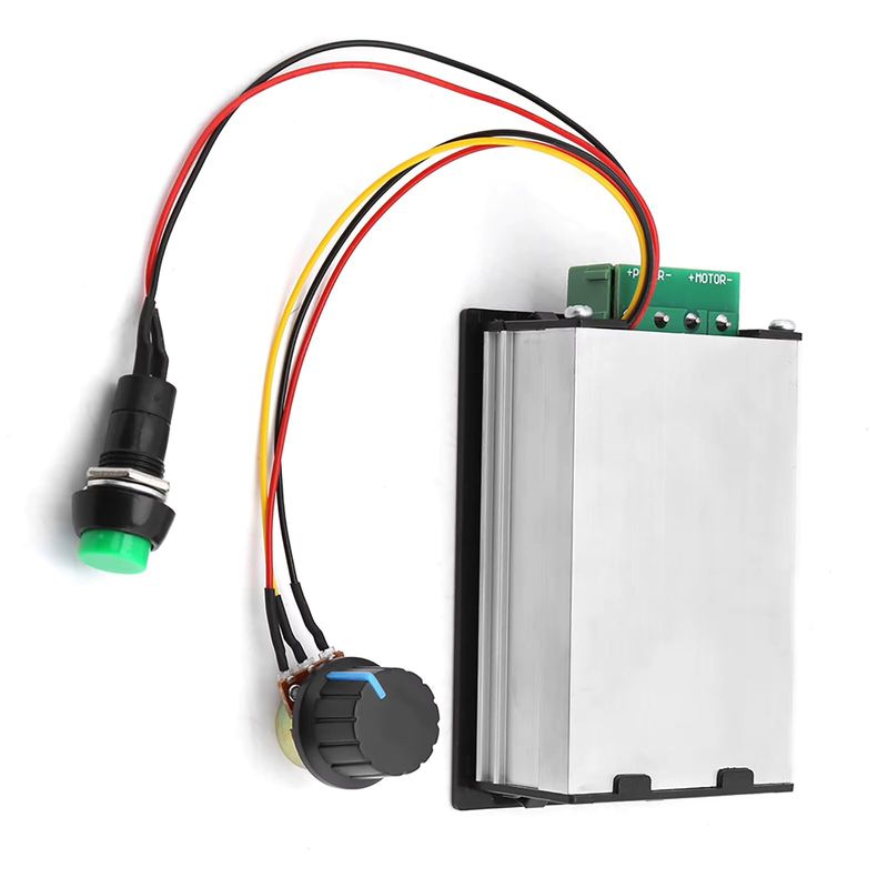 Jadeshay PWM Régulateur De Vitesse 6-60V 12V 24V 36V 48V 30A