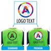 High quality, high visibility vest, design yourself - Custom print with text, logos, graphics, designs