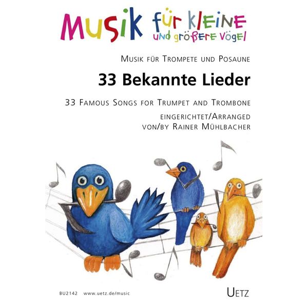32 Bekannte Lieder für Trompete in B und Posaune