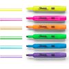 Tank Style Highlighters Chisel Tip Fluorescent Highlighter Marker Set Office