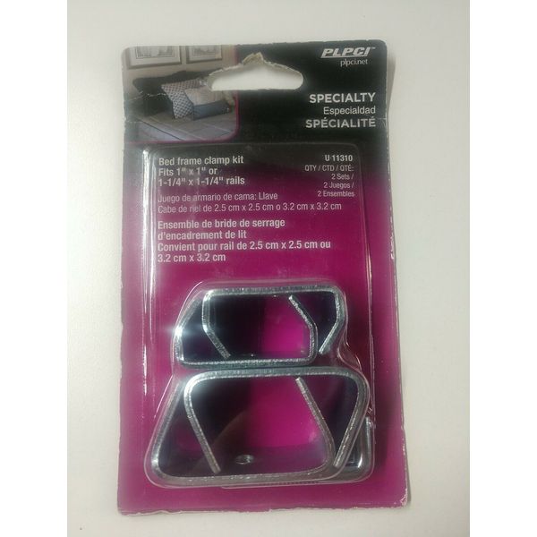 PLPCI  U11310 Bed Frame Camp Kit contains 2 sets 1"X1" and 1/1/4"X1 1/4" NIP