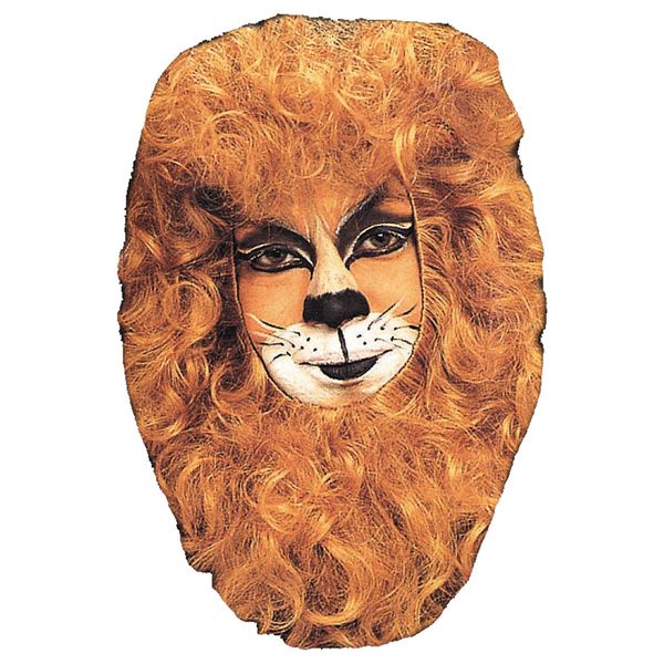 Rubie's Lion Mask Costume, Brown, One Size