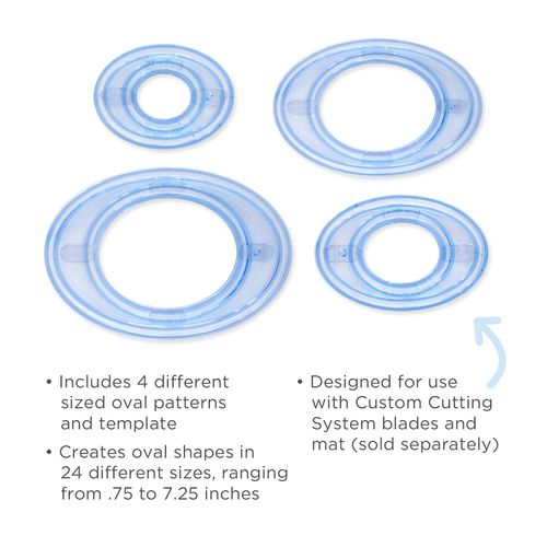 Custom Cutting System Patterns by Creative Memories (Oval (Set of 4))