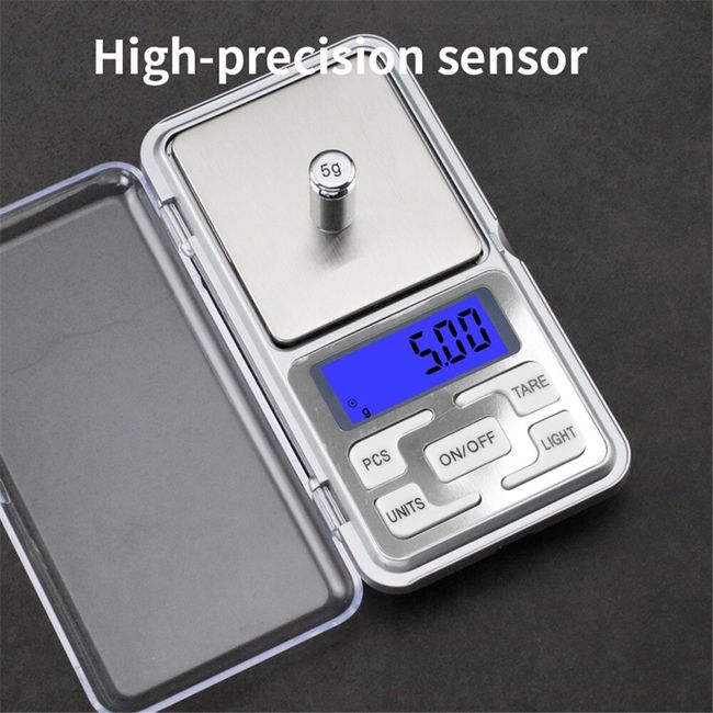 Weigh Gram Scale Digital Pocket Scale - 500g/0.01g Mini Gram Scale