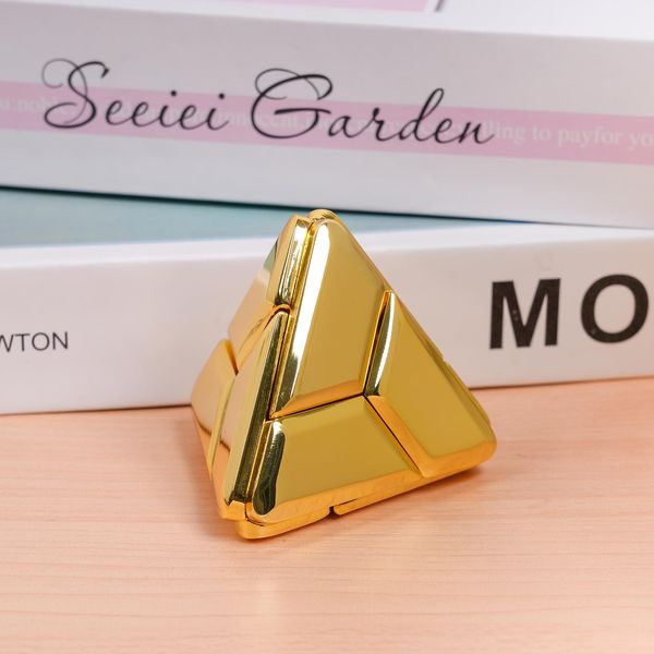 Metal-Puzzles Brain-Teaser 3D-Toys: Cool-Gadgets Cool-Stuff Puzzle-Toy for Kid Children Teen Adult, ADHD Tools Stress Relief Gift for Office Home School Christmas Triangle-Cube-Box