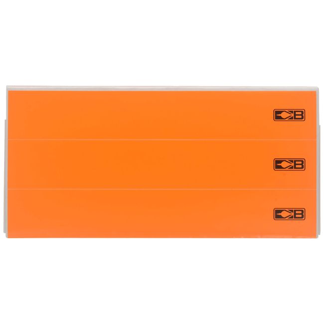 Bohning 7" Solid Wrap 7" Neon Orange Standard Arrow Wrap, 12pk