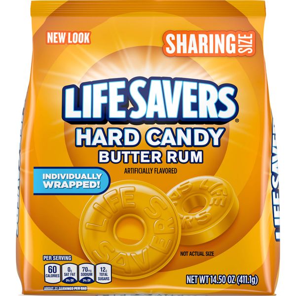 LIFE SAVERS Butter Rum Hard Candy, 14.5-Ounce (Pack of 2)