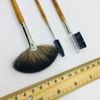 3 Pc Makeup Brush Set Detail Fan Tip Eyeshadow Brush Blue Squirrel T5
