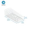 iDesign Plastic Divided Vanity, Multi-Level Bathroom Accessory Organization, 9.25" x 3.86" x 3.2"