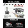For Buick Allure 2010 LED Headlight High Low Beam Lights Xenon Replacement KIT