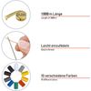 KAGEN Set of 10 Sewing Thread for Sewing Machine - 100% Polyester Thread Set - Assorted Colours Sewing Machine Threads - 500m Length Threads for Sewing