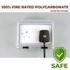 WK Electrical - Universal Weatherproof Outdoor Double Enclosure, IP65 Rated