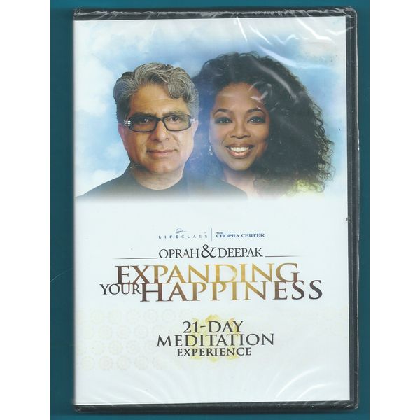 OPRAH & DEEPAK 21-Day Meditation Experience Expanding Happiness 6 Audio CDs NEW