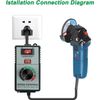 For Router Fan Variable Speed Controller Electric Motor Rheostat AC 120V 15A USA