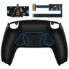 eXtremeRate Textured Black Programable RISE4 Remap Kit for PS5 Controller BDM-010 BDM-020, Upgrade Board & Redesigned Back Shell & 4 Back Buttons - Controller NOT Included