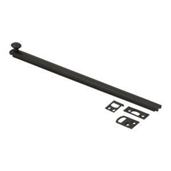 Deltana 12SBCS10B Hd Concealed Screw Solid Brass 12-Inch Surface Bolt by Deltana