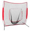 Baseball Training Aids Net Softball Practice W/Bow Frame Bag 7'×7' / 5'×5'