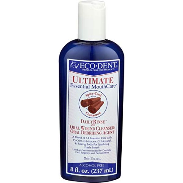Eco-Dent Dailyrinse Mouthrinse, Cinnamon, 8 Ounce