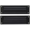 Baldwin 0017190 Letter Box Plate, Black