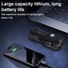 3Pcs Tactical Flashlight Mini USB Rechargeable Super Bright Lamp 5 Modes Light