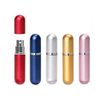 Travel Mini Perfume Atomizer Set – 5x 10ml Refillable Spray Bottles for Purse