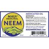 Neem Oil 2oz. Mauifarmacy Grown USA