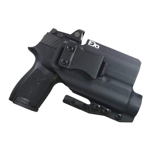 Fierce Defender IWB Kydex Holster Sig P320c RX Optic Cut w/TLR1 The Paladin Series -Made in USA- (Black)