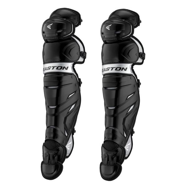 Easton | ELITE X Catcher's Leg Guards | Adult | BLACK