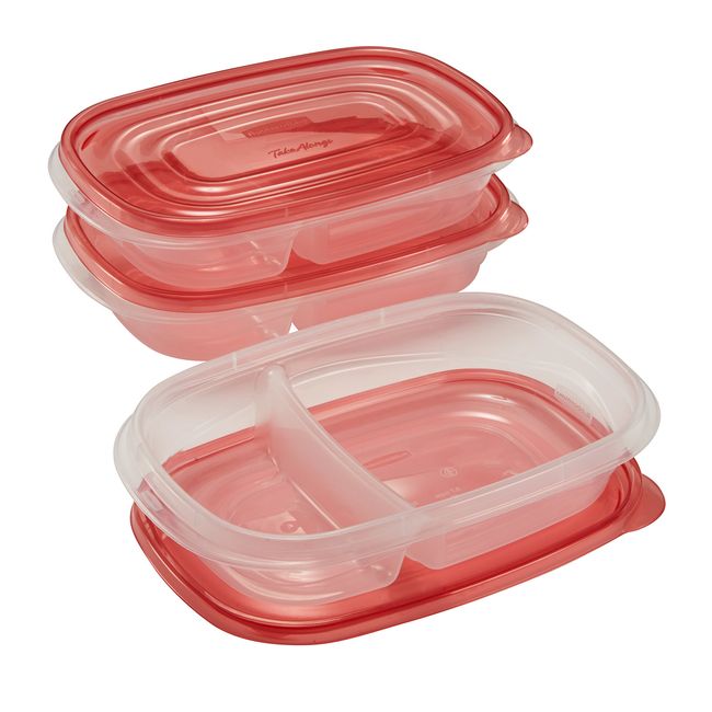 Rubbermaid Lock-Its Rectangular Food Storage Container with Easy