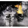 Kruzer Kustom Kaddy Chrome Skull Motorcycle Cup Holder