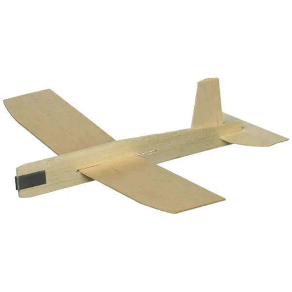 S&S Worldwide Balsa-Wood Top Gun Glider Model Planes. Assemble Planes and Decorate with Paints or Markers. Perfect for Field Days, Summer Camps, STEM Activities and Birthdays, Beige (Pack of 36)