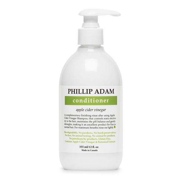 Phillip Adam Apple Cider Vinegar Conditioner for Shiny Hair - No Harsh Preservatives - For All Hair Types - 12 Ounce