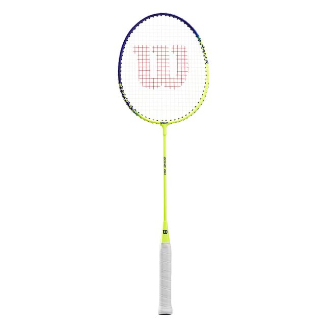 Wilson WR092210H2 Badminton Racket [Strung] ZONE 60 (Zone 60) Grip Size 4 Lime/Blue