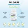 Puregen Labs Selenium 200 mcg Essential Mineral, Antioxidant - 500 Tablets