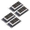 TM1637 Digital Tube Display Module 4 Digit 7 Segment Display Board LED Display Replacement with Pin Header (White MRA110A)