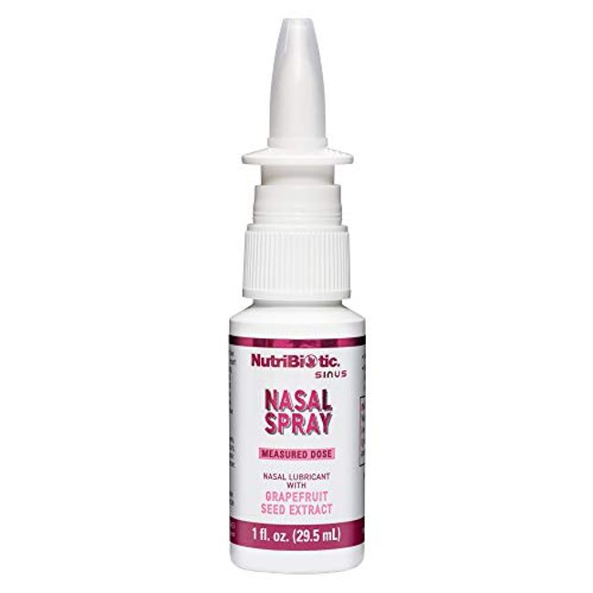 NutriBiotic Nasal Spray 1 Fl Oz | Nasal Lubricant with Grapefruit Seed  Extract & Sodium Chloride | Help Flush Irritants from Nasal Passages 