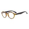 Eyekepper Spring Hinges Round Retro Reader Reading Glasses Amber 0